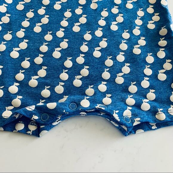 Bla Bla Bla boys blue ecru summer one piece romper fruit print size 12 months - Picture 3 of 6